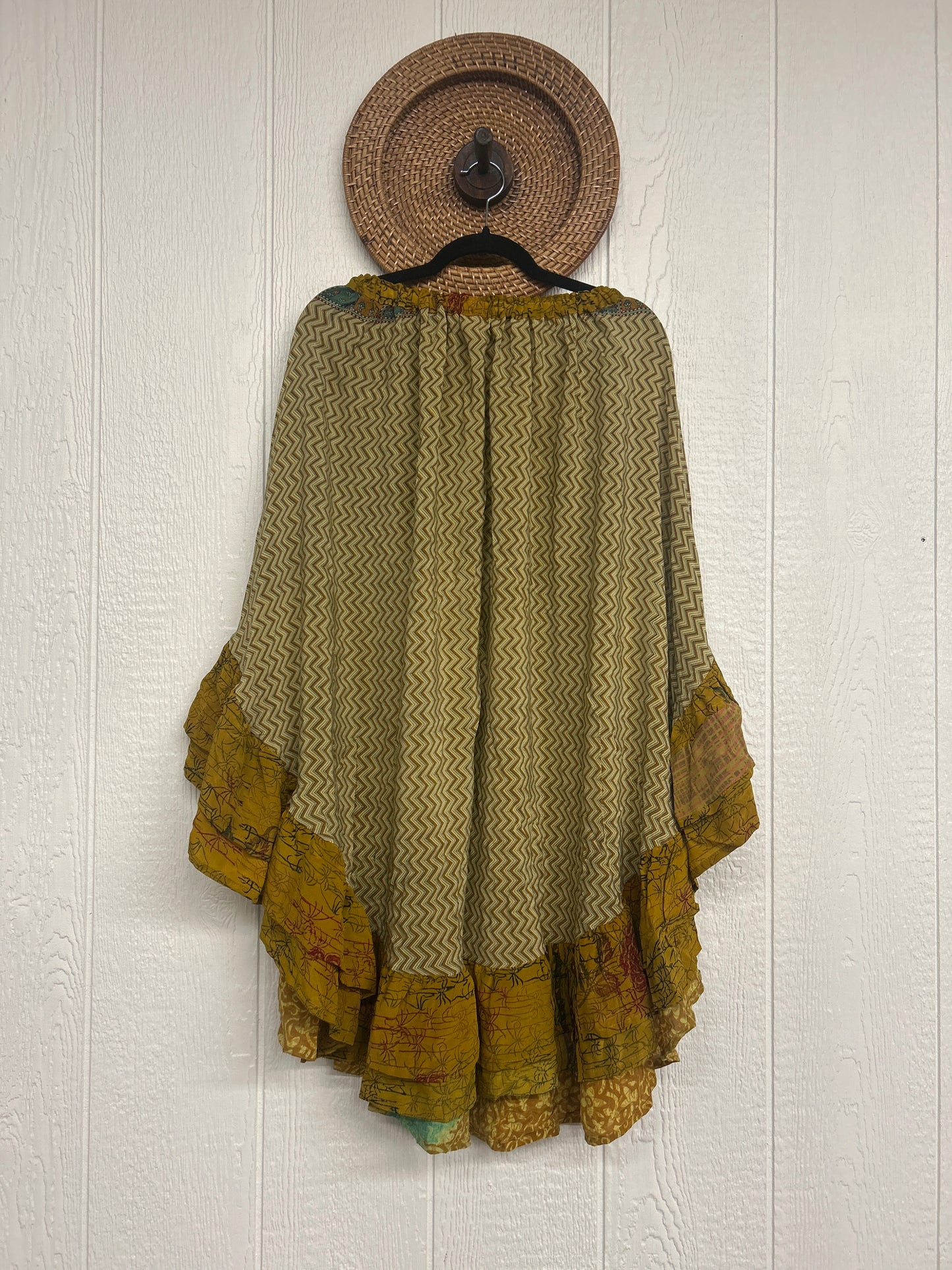 Crepe Wild Rose Skirt 1025 245