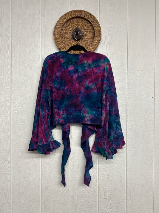Crepe Sari Zeppelin Crop Shrug 0426 271