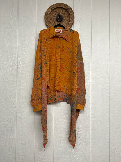 Crepe Sari Nirvana Button Down 1125 277