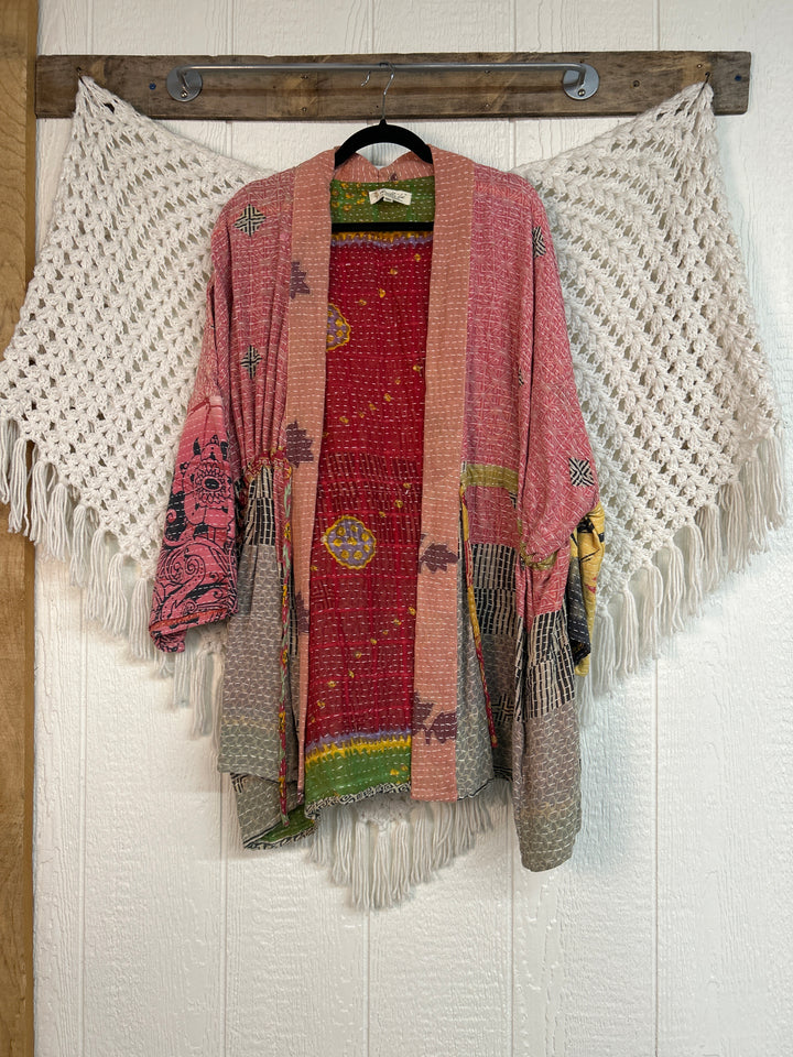 Kantha Shortie Kimono KB0925 001
