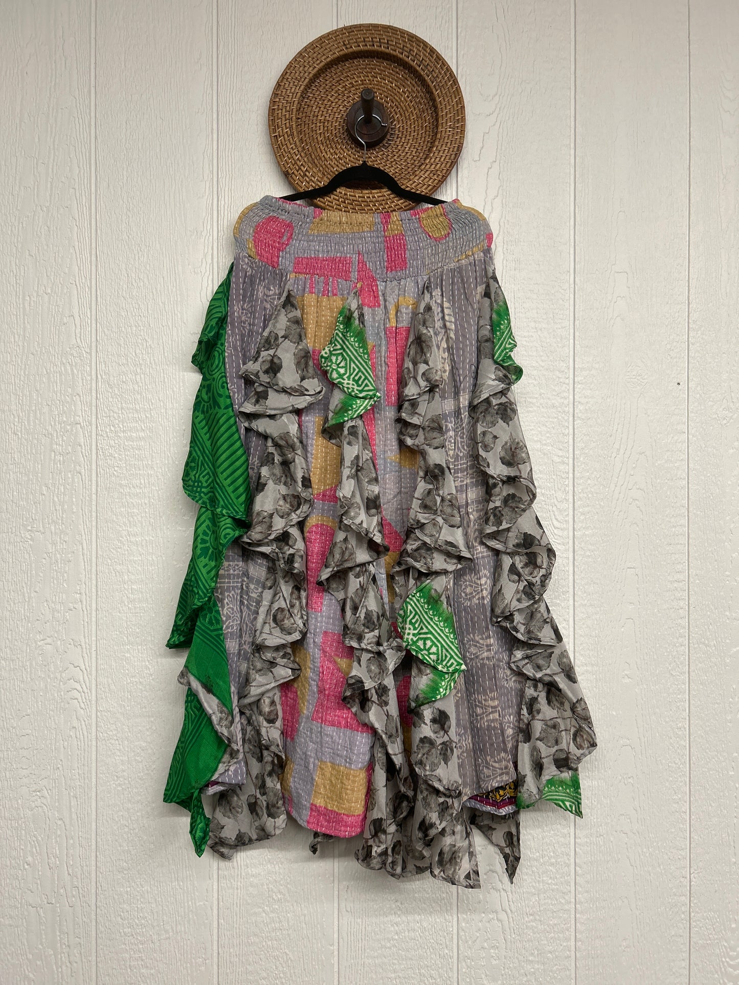 Pareo Kantha Willow Maxi Skirt 0826 025