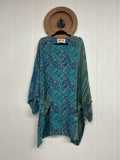 Crepe Sari Gaia Split Tunic 0226 012