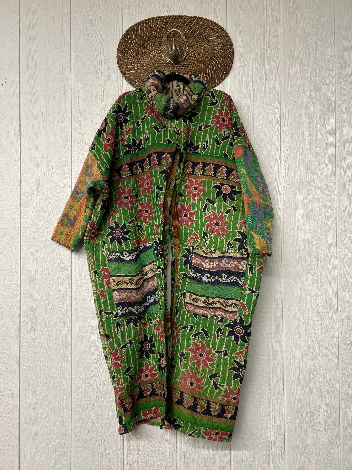 Fine Kantha Cowl Split Pullover 1225 169