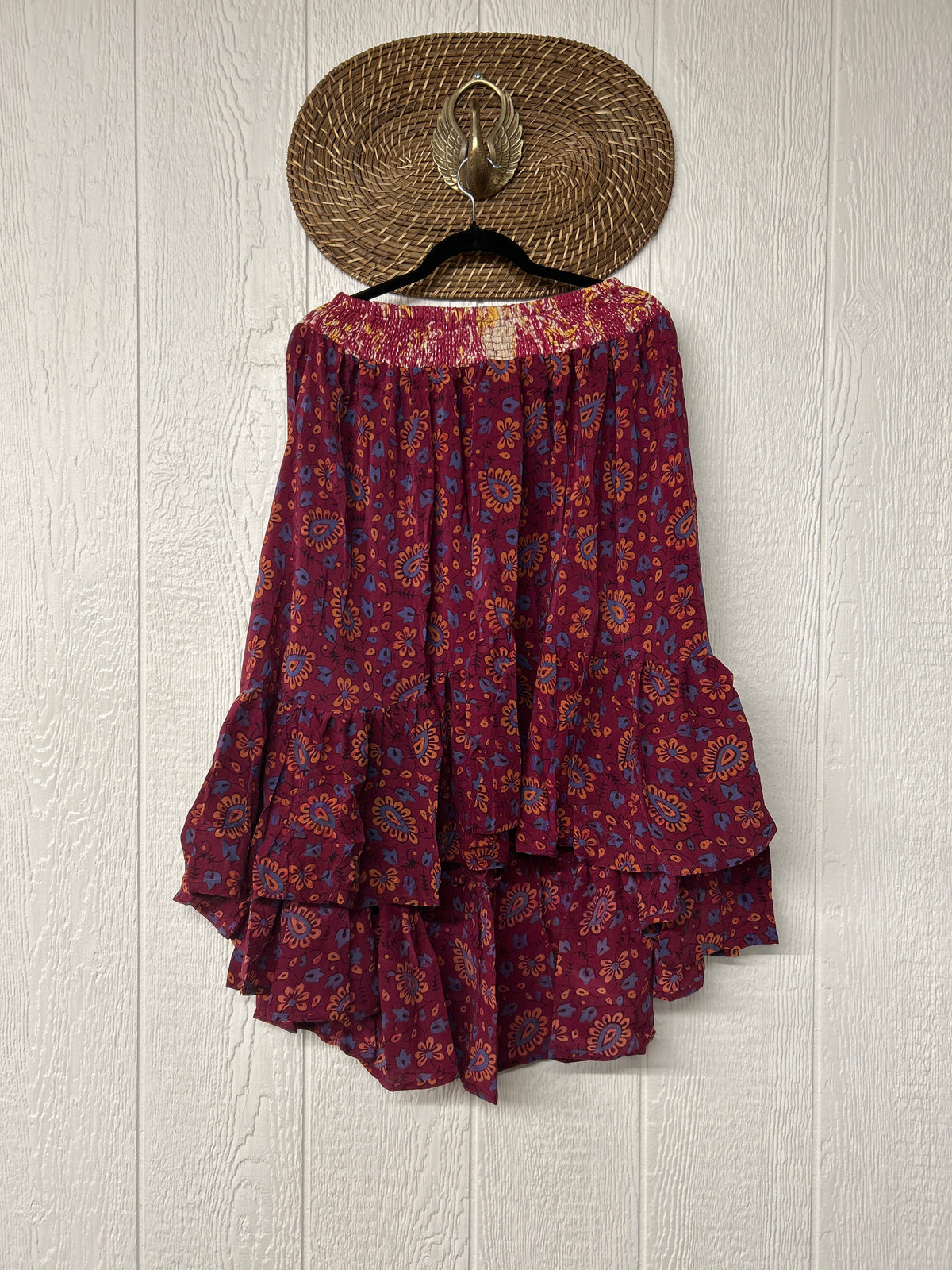 Crepe Sari Dahlia Skirt 1026 139