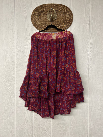 Crepe Sari Dahlia Skirt 1026 139