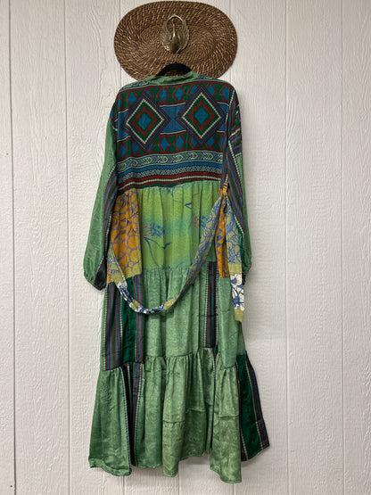 Rasgulla Sari Luminous Maxi Dress 0226 019