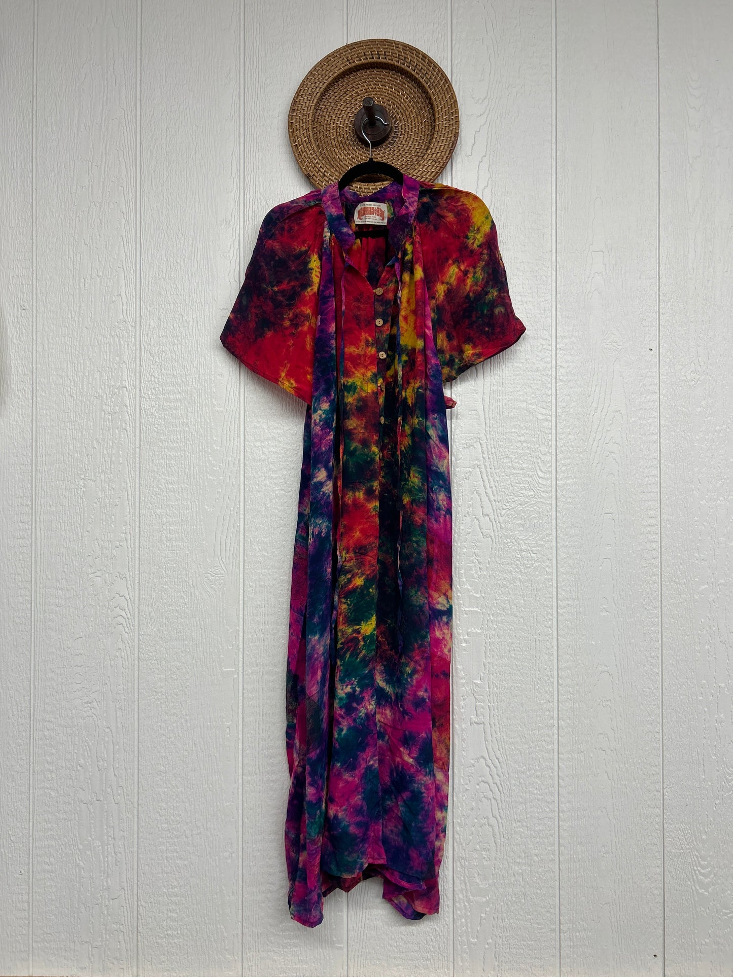 Crepe Sari Summer Woodstock Duster 0626 010