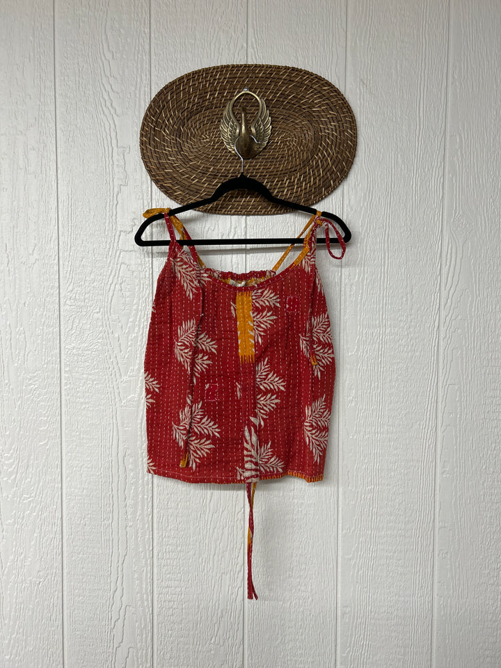 Kantha Butterfly Tank Top 0525 074