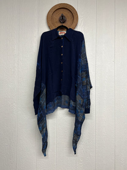 Crepe Sari Nirvana Button Down 1125 196