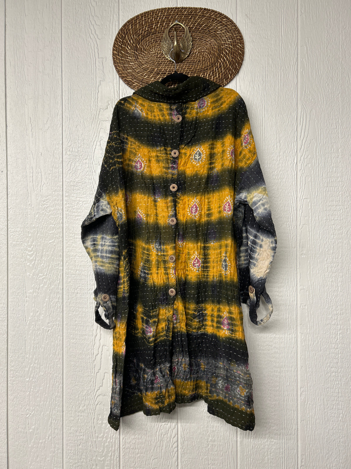 Aura Edit Koverlet Button Down Trench Coat 1026 033