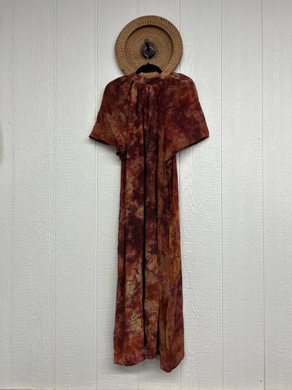 Crepe Sari Summer Woodstock Duster 0626 054