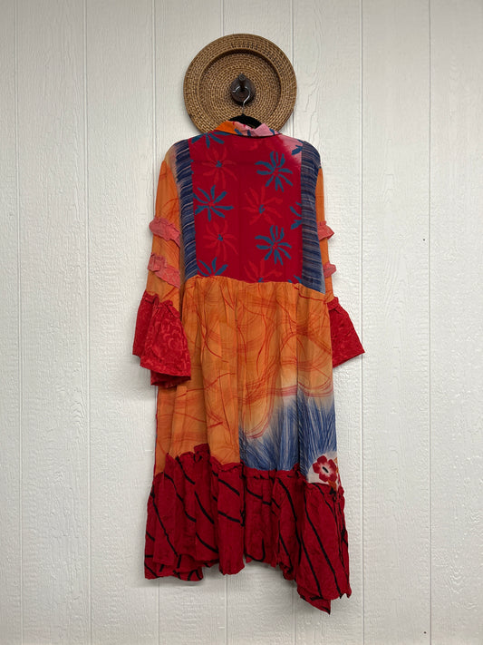 Crepe Sari Rhiannon Duster Dress 0226 147