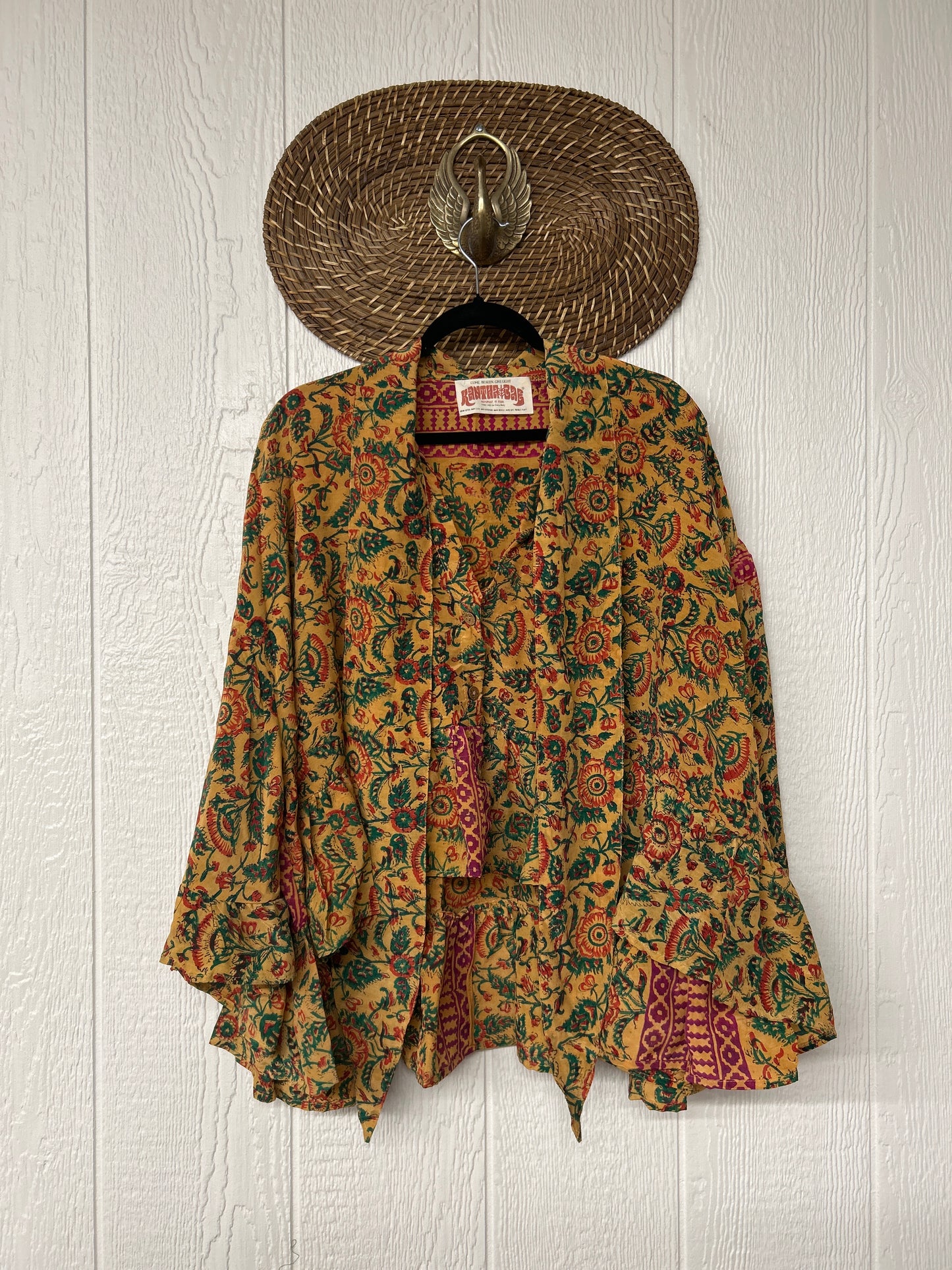 Crepe Sari Wild Rose Top 1225 192