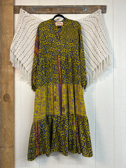 Rasgulla Sari Luminous Maxi Dress 0226 170