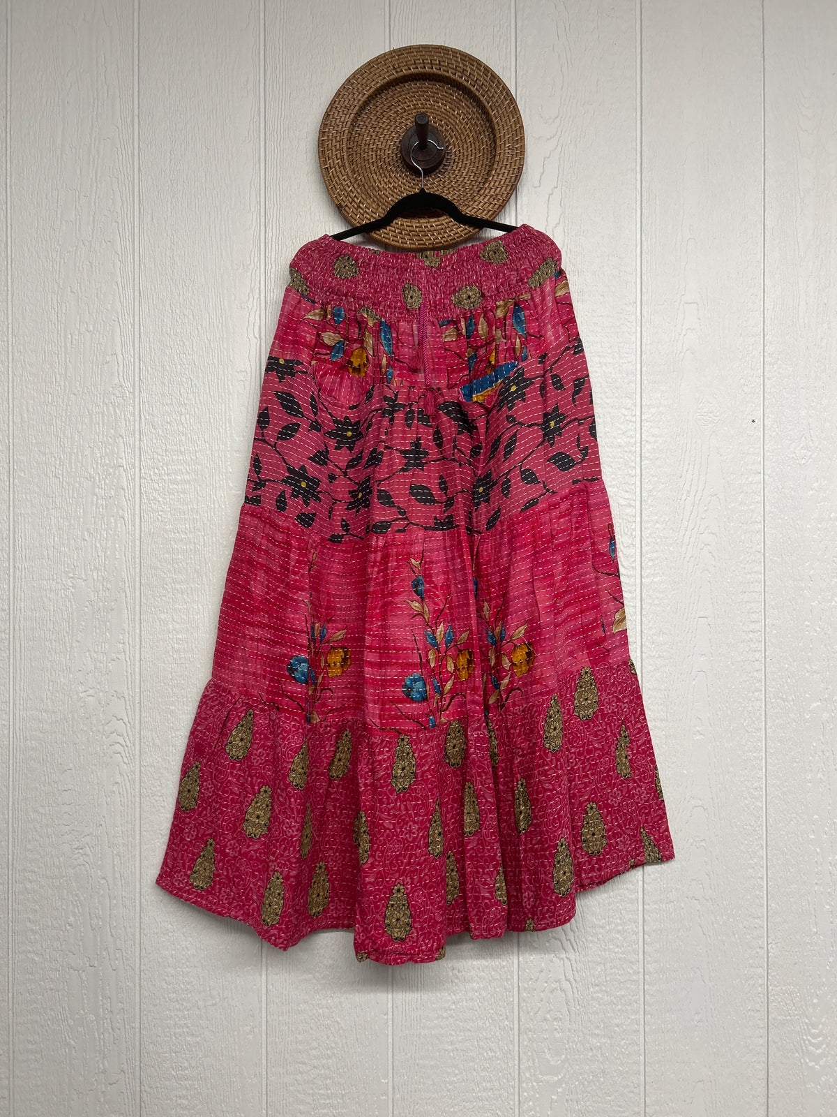 Pareo Kantha Lotus Maxi Skirt 0826 046