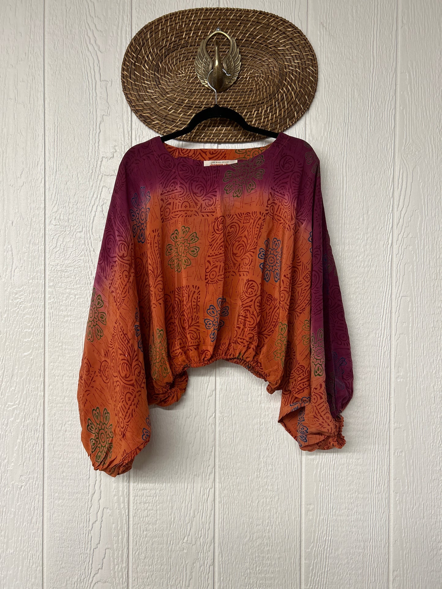 Crepe Sari Luna Crop Top 0126 272