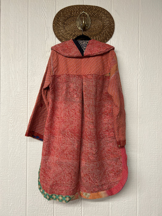 Fine Kantha Drifter Coat 1125 058