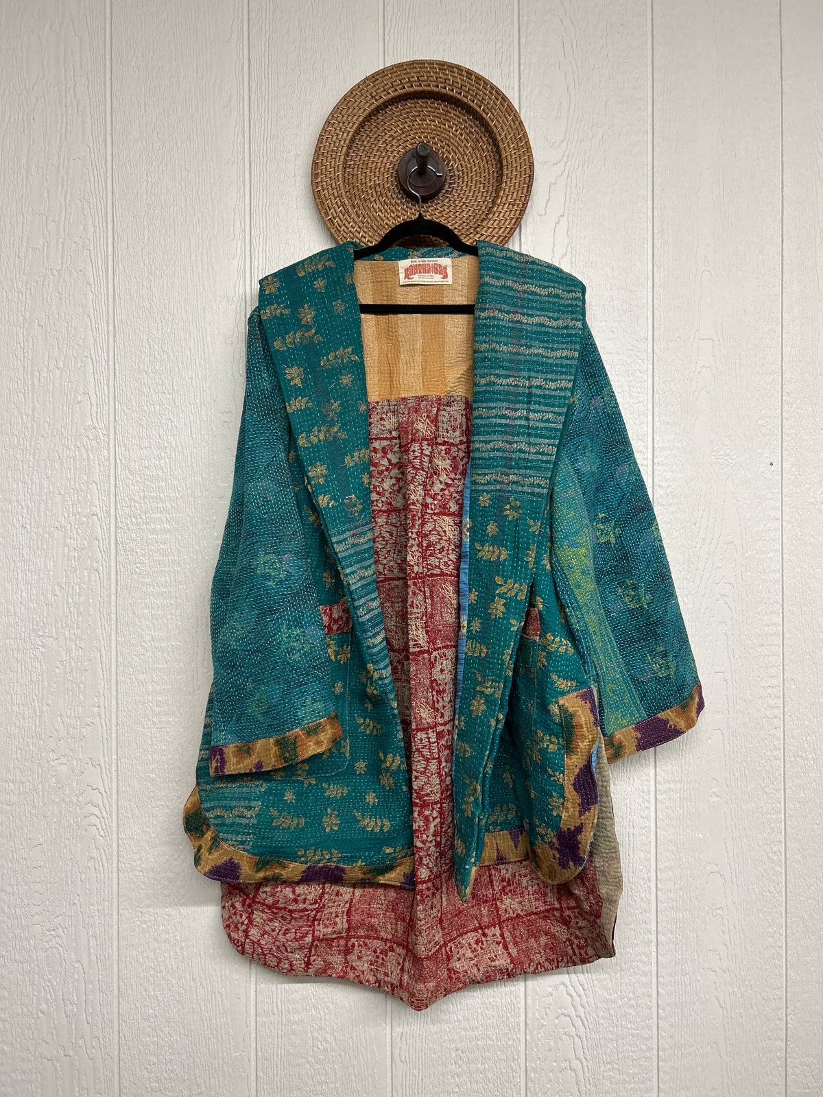 Fine Kantha Drifter Coat 1026 059