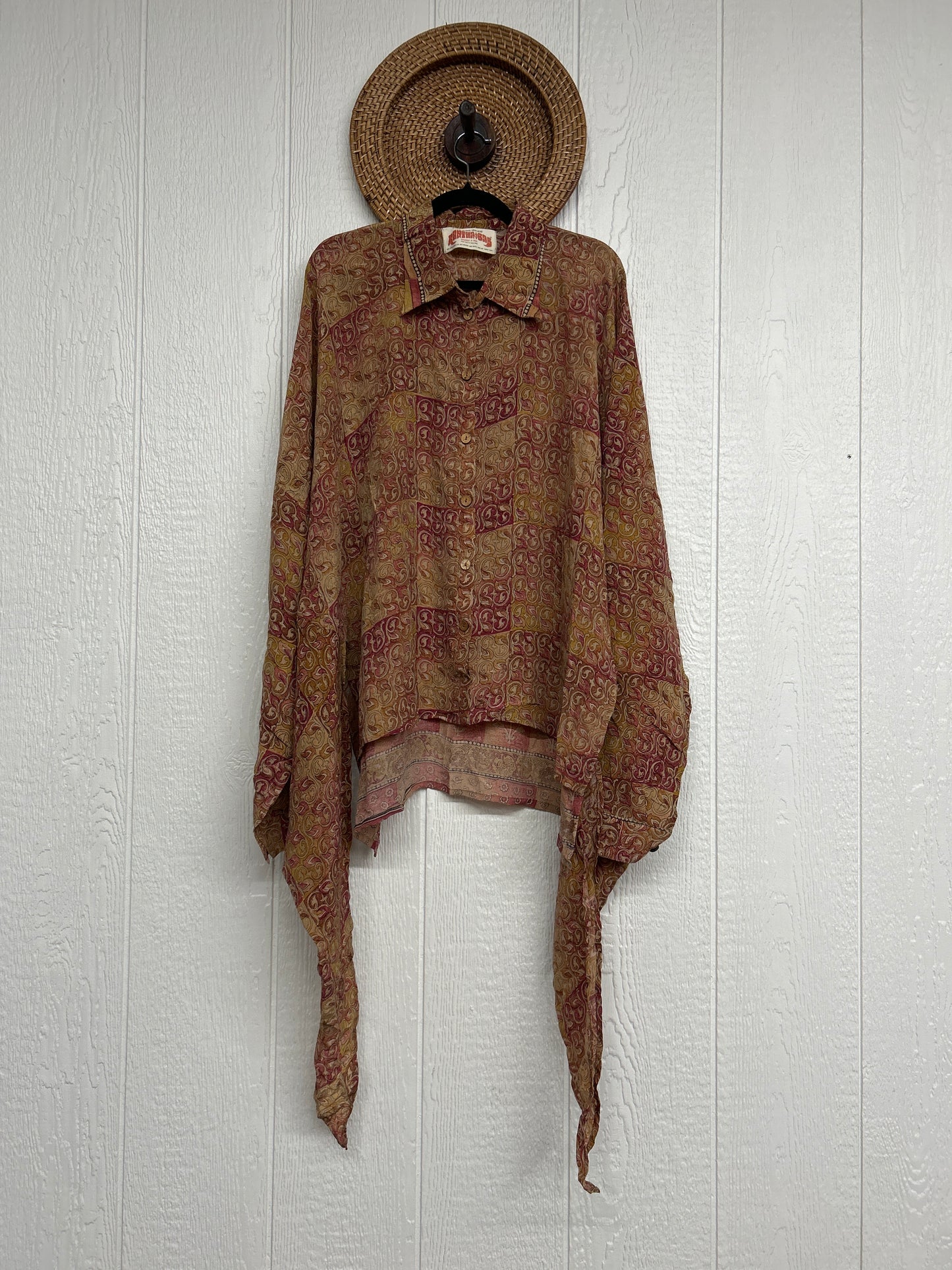 Crepe Sari Nirvana Button Down 1125 175