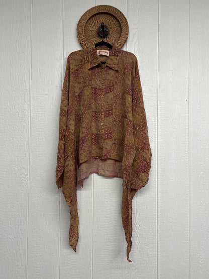 Crepe Sari Nirvana Button Down 1125 175