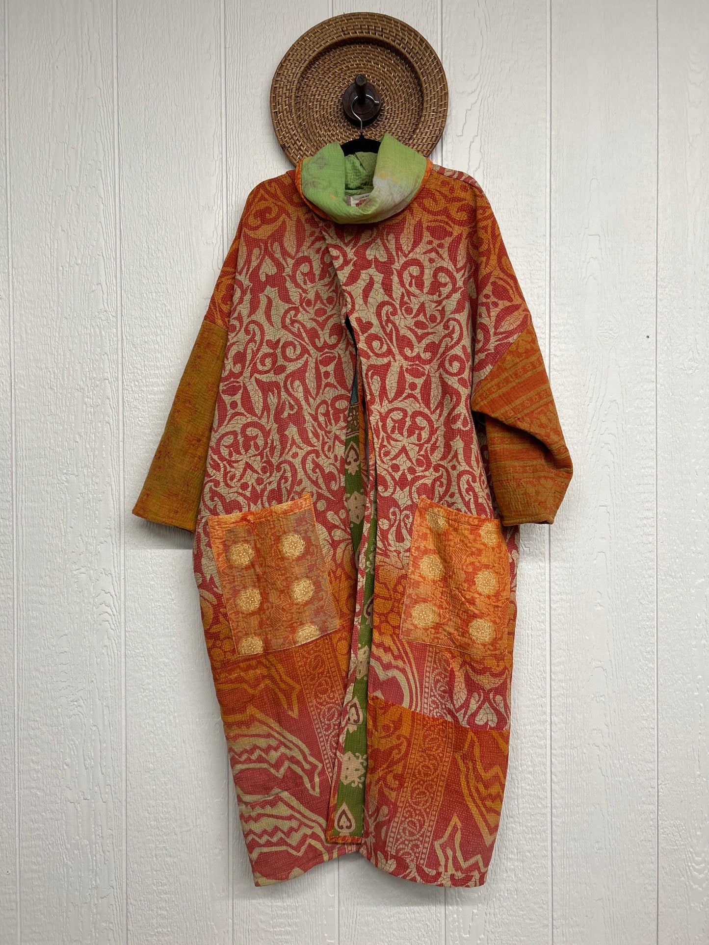 Fine Kantha Cowl Split Pullover 1225 261