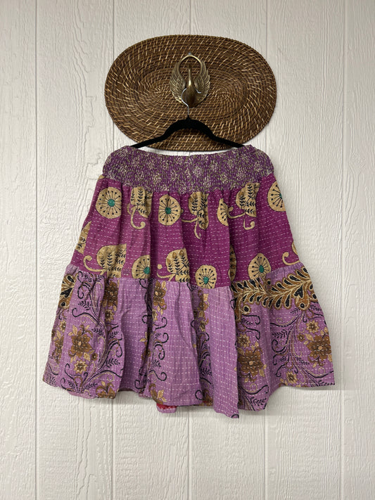 Pareo Kantha Meadow Skirt 0826 034