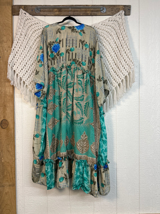 Rasgulla Sari Rhiannon Kimono 0826 023
