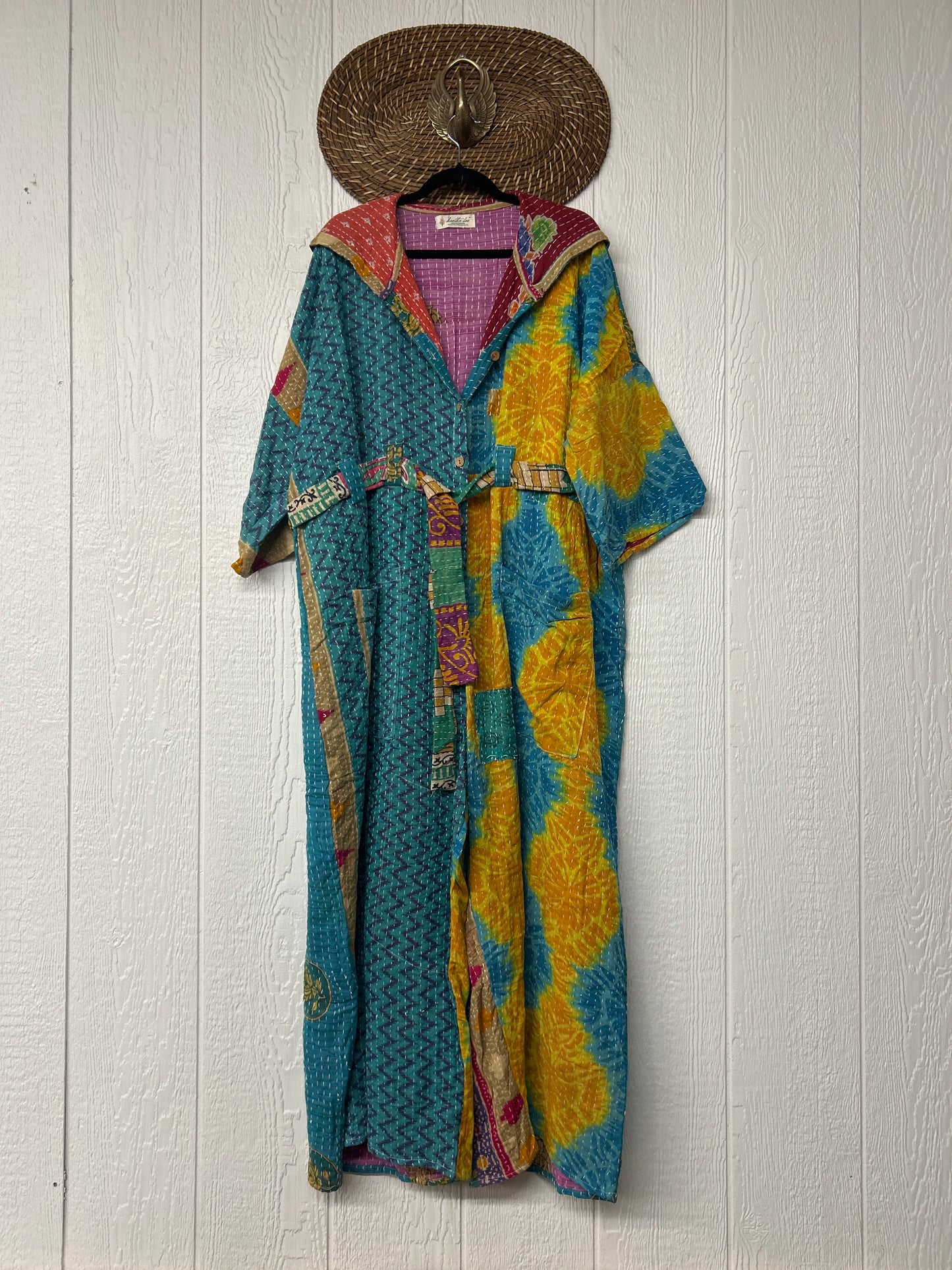 Kantha Zen Hoodie Jumpsuit 0925 043