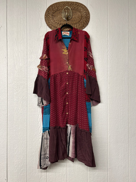 Crepe Sari Rhiannon Duster Dress 0226 115