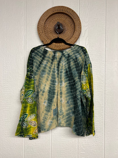 Pareo Kantha Wanderer Pocket Crop Top 0526 019