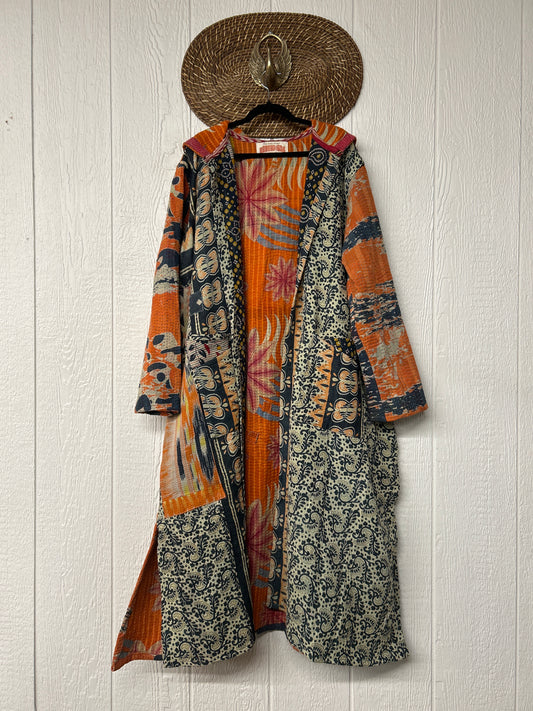 Fine Kantha Rising Sun Coat 1026 030