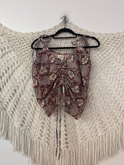 Kantha Butterfly Tank Top L0626 001