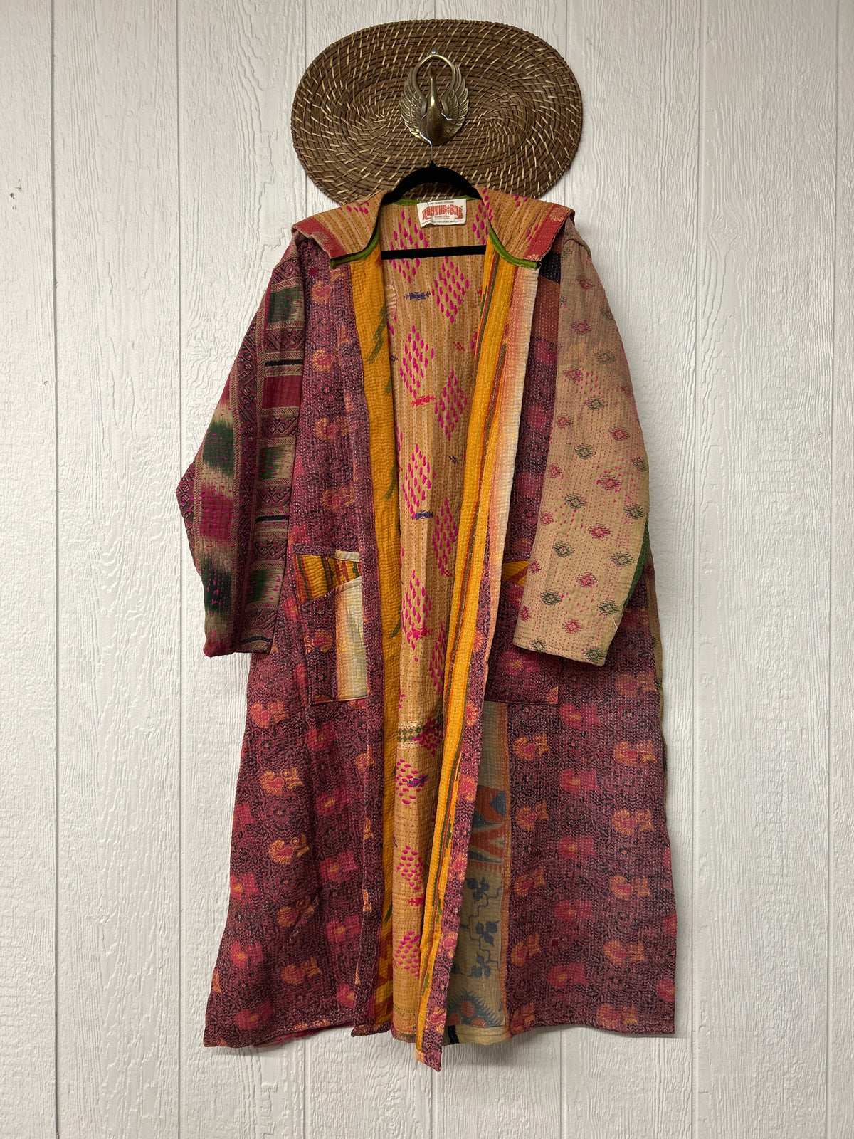 RETAIL Fine Kantha Rising Sun Coat 1026 064