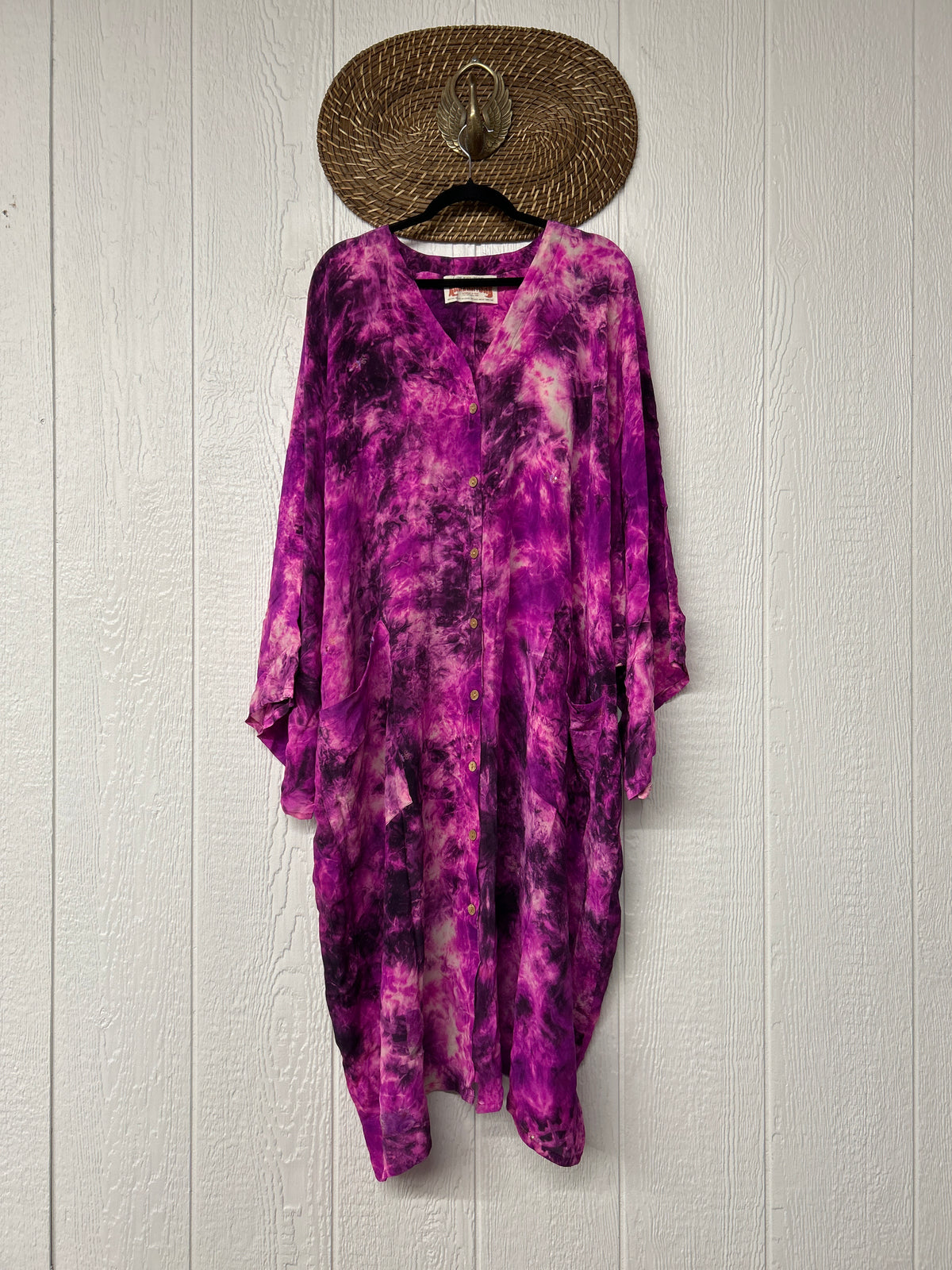 Crepe Sari Gaia Duster Dress 0826 053