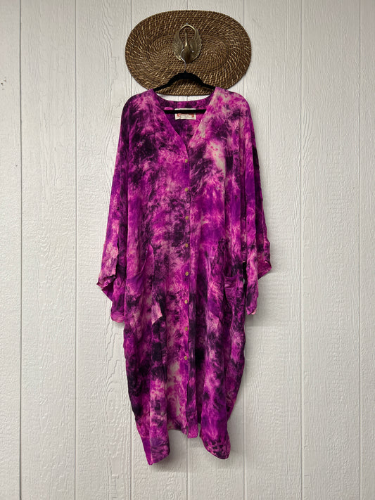 Crepe Sari Gaia Duster Dress 0826 053