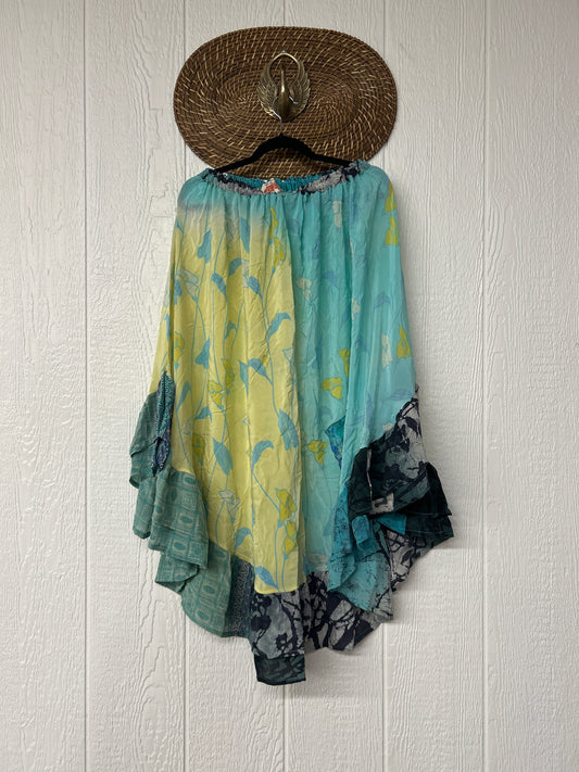 Crepe Wild Rose Skirt 1025 190