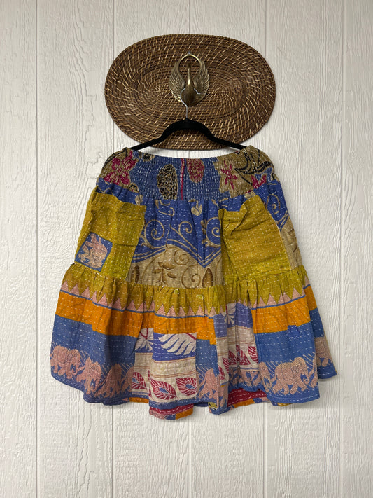Pareo Kantha Meadow Skirt 0826 205