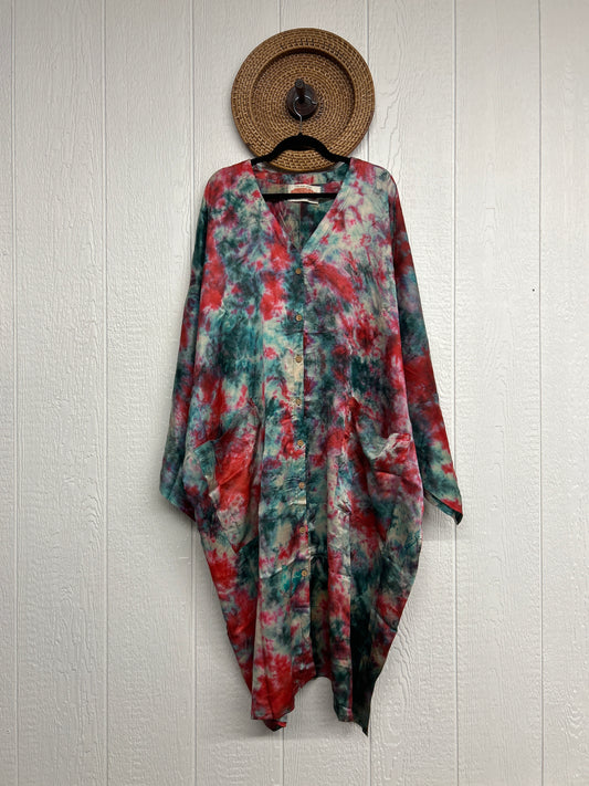 Crepe Sari Gaia Duster Dress 0426 072