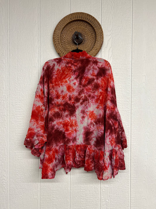 Crepe Sari Wild Rose Top 0426 218