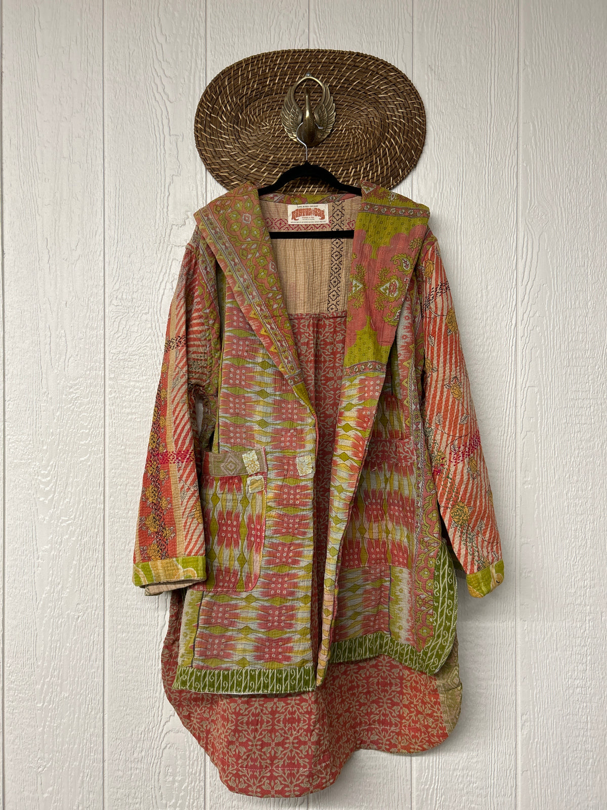 Fine Kantha Drifter Coat 1026 158