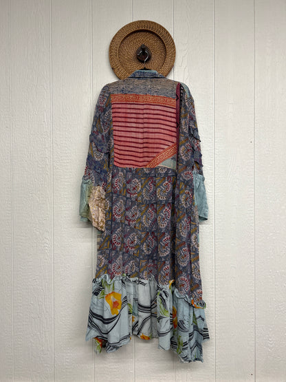 Crepe Sari Rhiannon Duster Dress 0226 218