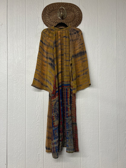 Crepe Sari Woodstock Duster Dress 0226 063