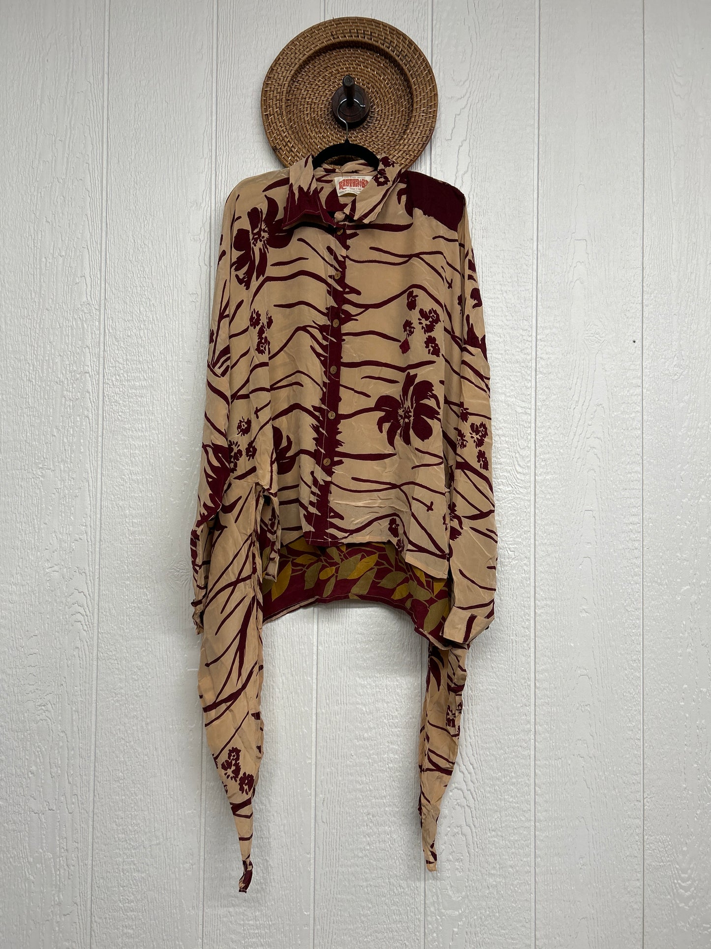 Crepe Sari Nirvana Button Down 1125 259