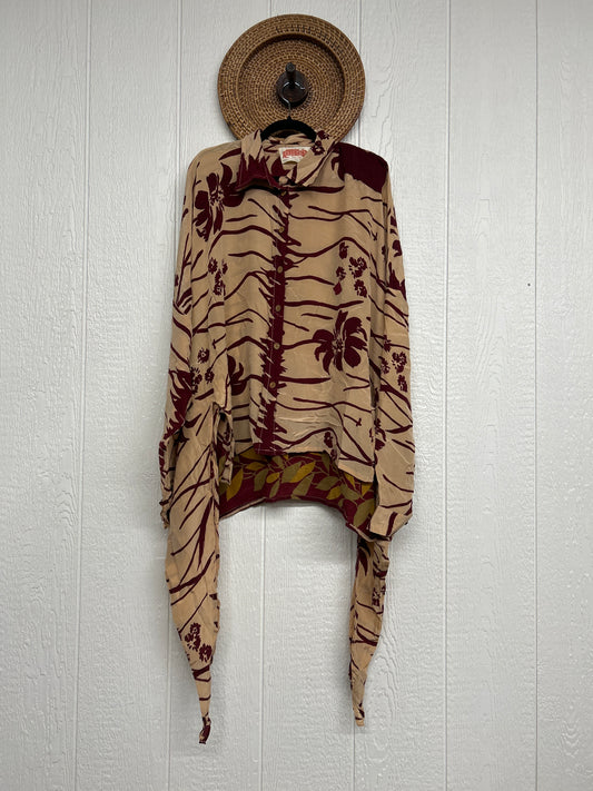 Crepe Sari Nirvana Button Down 1125 259