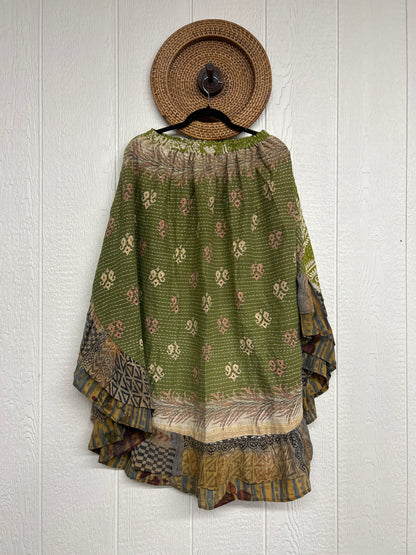 Pareo Kantha Wild Rose Skirt 0426 166