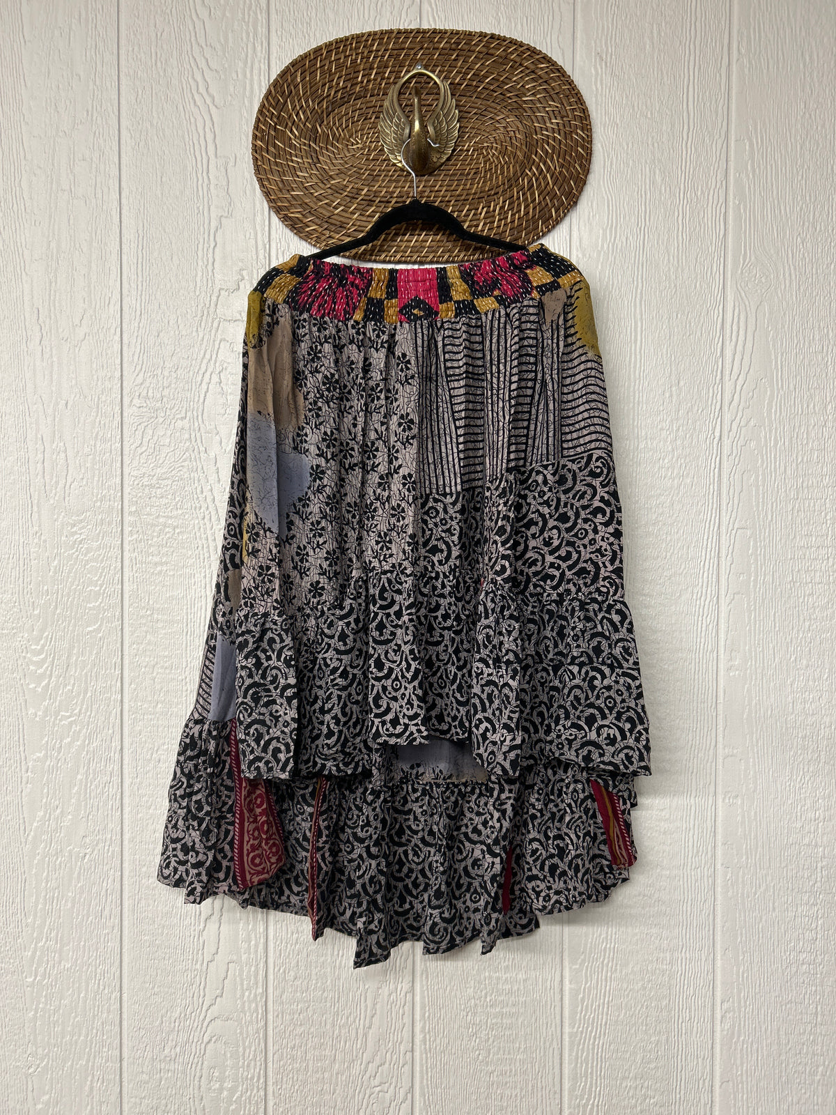 Crepe Sari Dahlia Skirt 1026 132