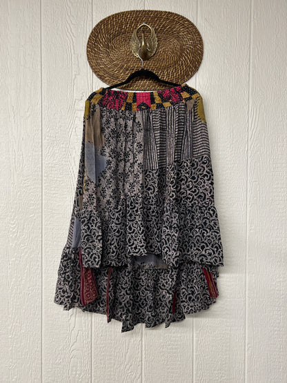 Crepe Sari Dahlia Skirt 1026 132