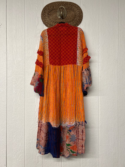 Crepe Sari Rhiannon Duster Dress 0226 071