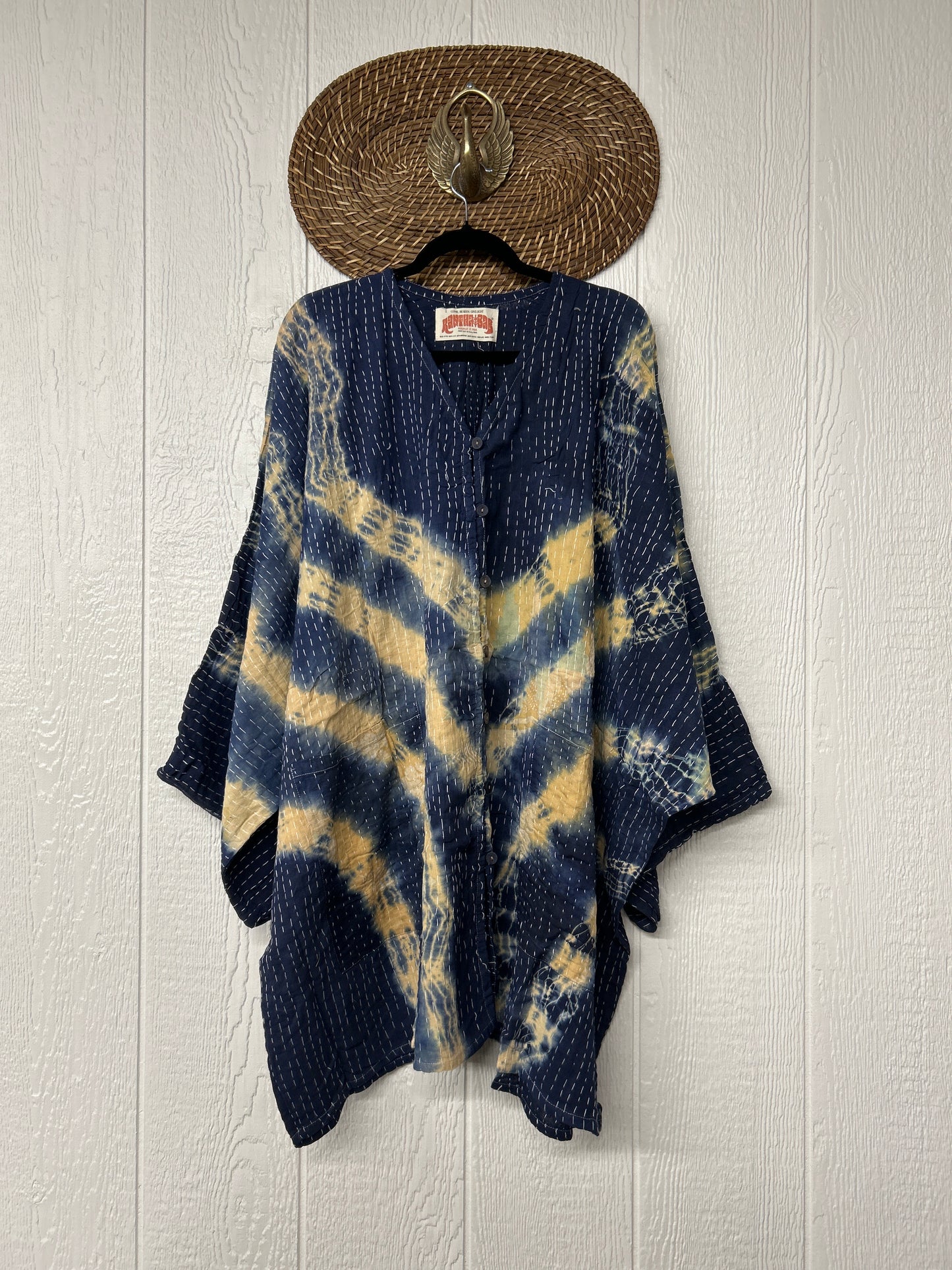 Pareo Kantha Gaia Split Tunic 0526 064
