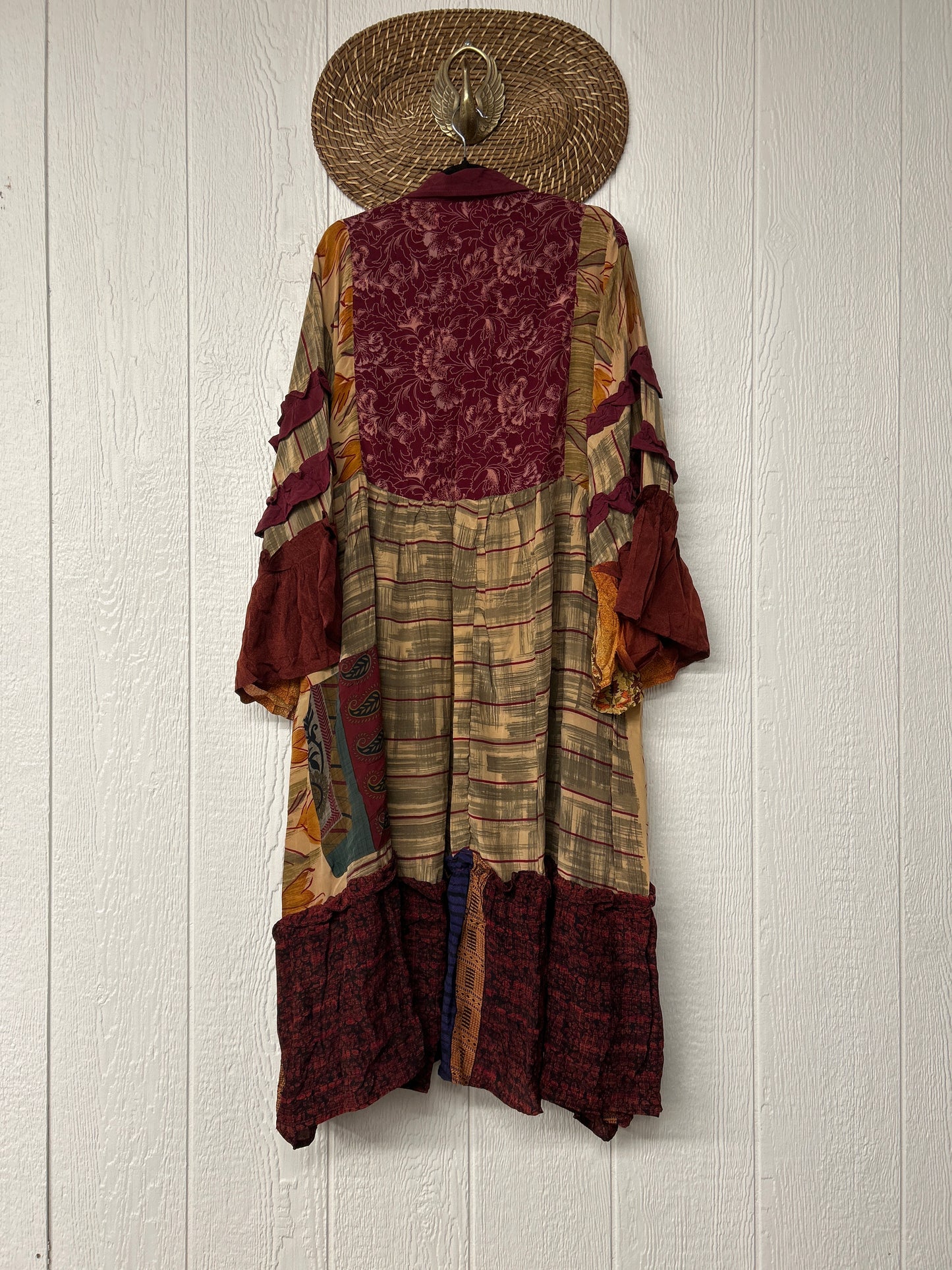 Crepe Sari Rhiannon Duster Dress 0226 017